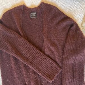 Abercrombie and Fitch Brown Cardigan Sweater